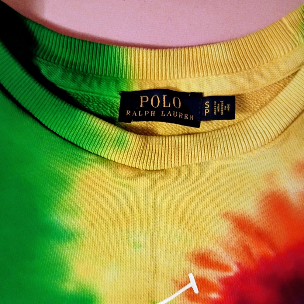 Ralph Lauren US Open Tie Dye Sweatshirt Size Small - Picture 4 of 4
